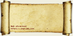 Lena Mećava vizit kartica